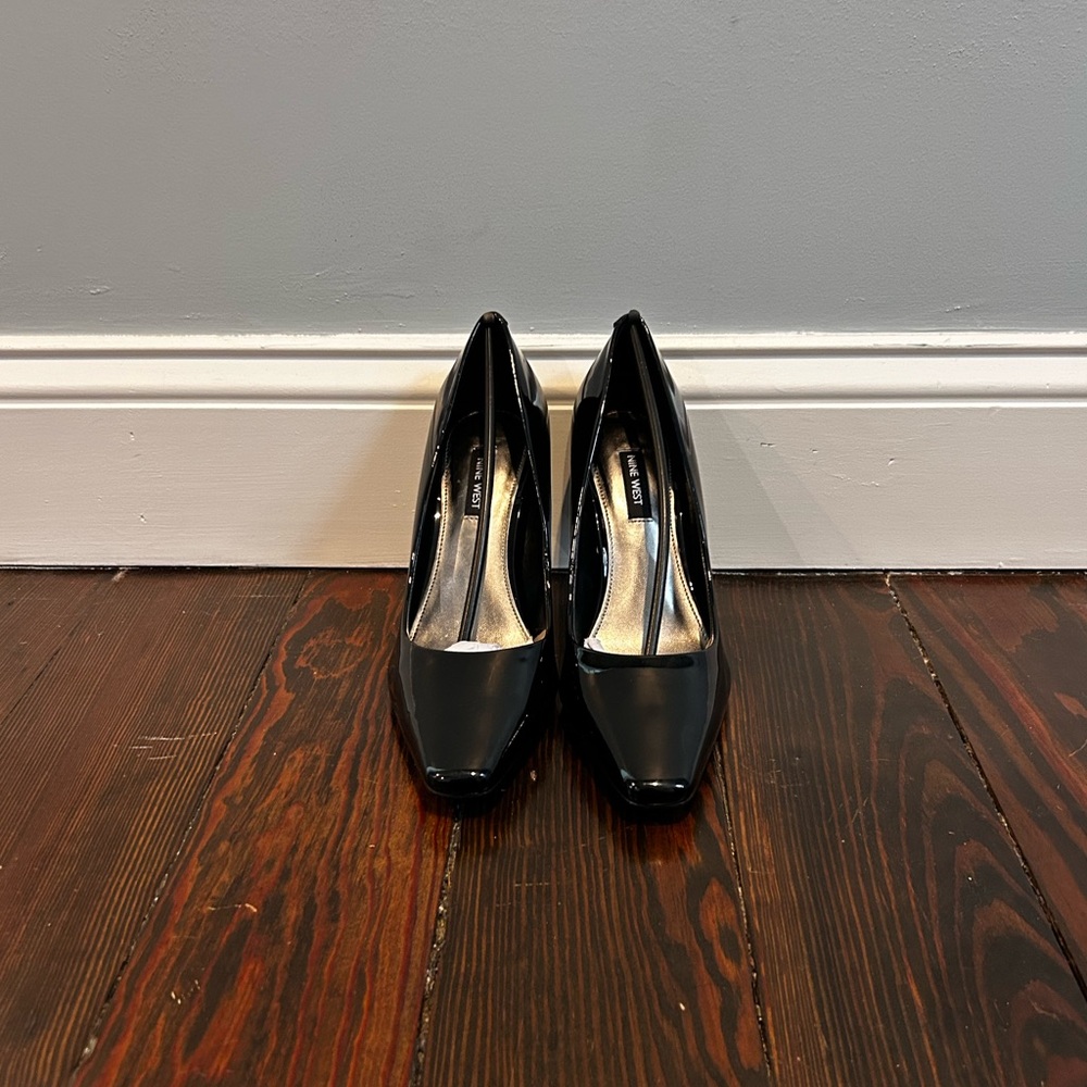 Nine West black high heels